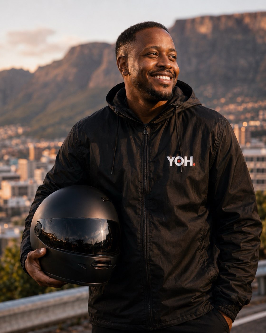 A smiling YOH driver
